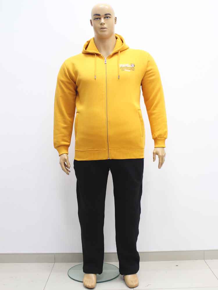 Костюм спортивный мужской трикотажный (тринитка) с капюшоном большого размера. Магазин «Большой Папа», Харьков.